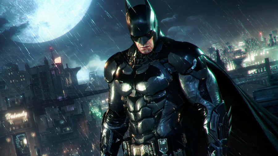 Trauriger Batman Im Mondlicht