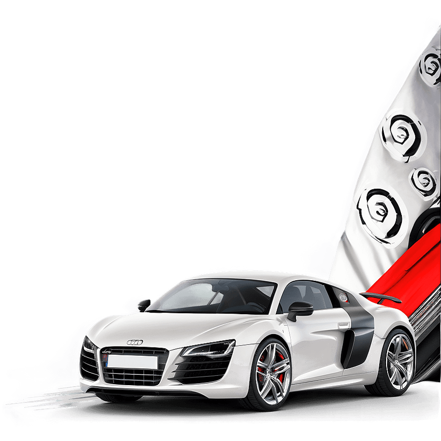 Sleek Audi R8 Model PNG sxt