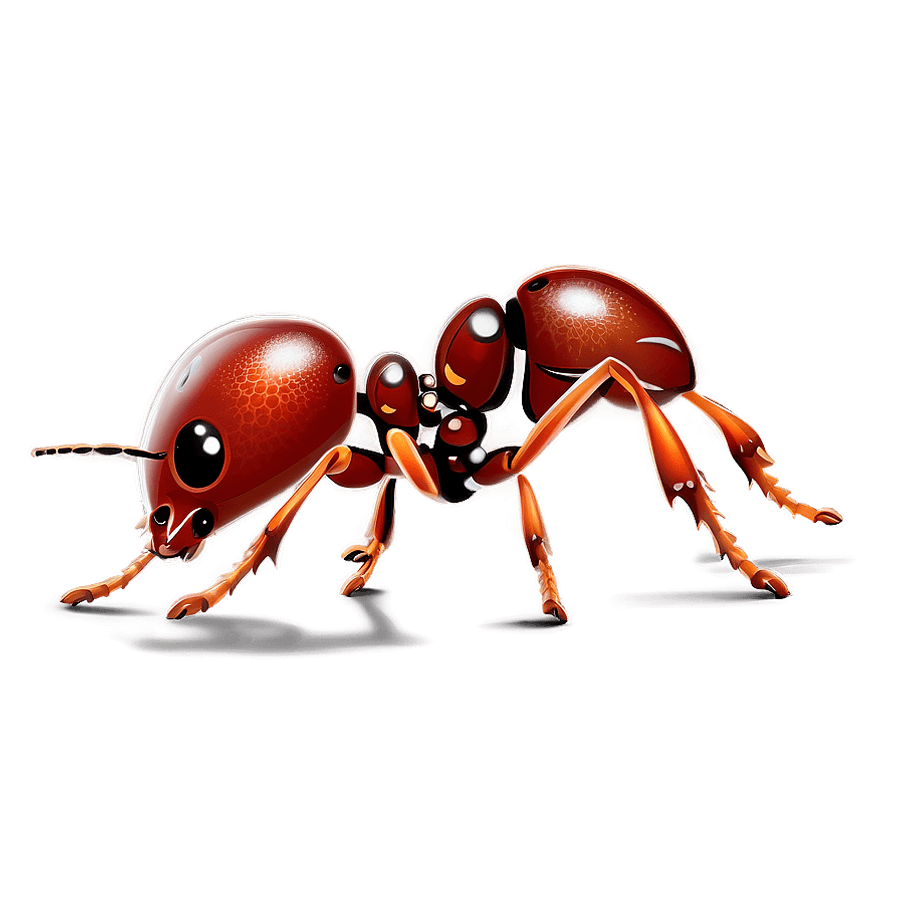 Fire Ant Illustration PNG uow35
