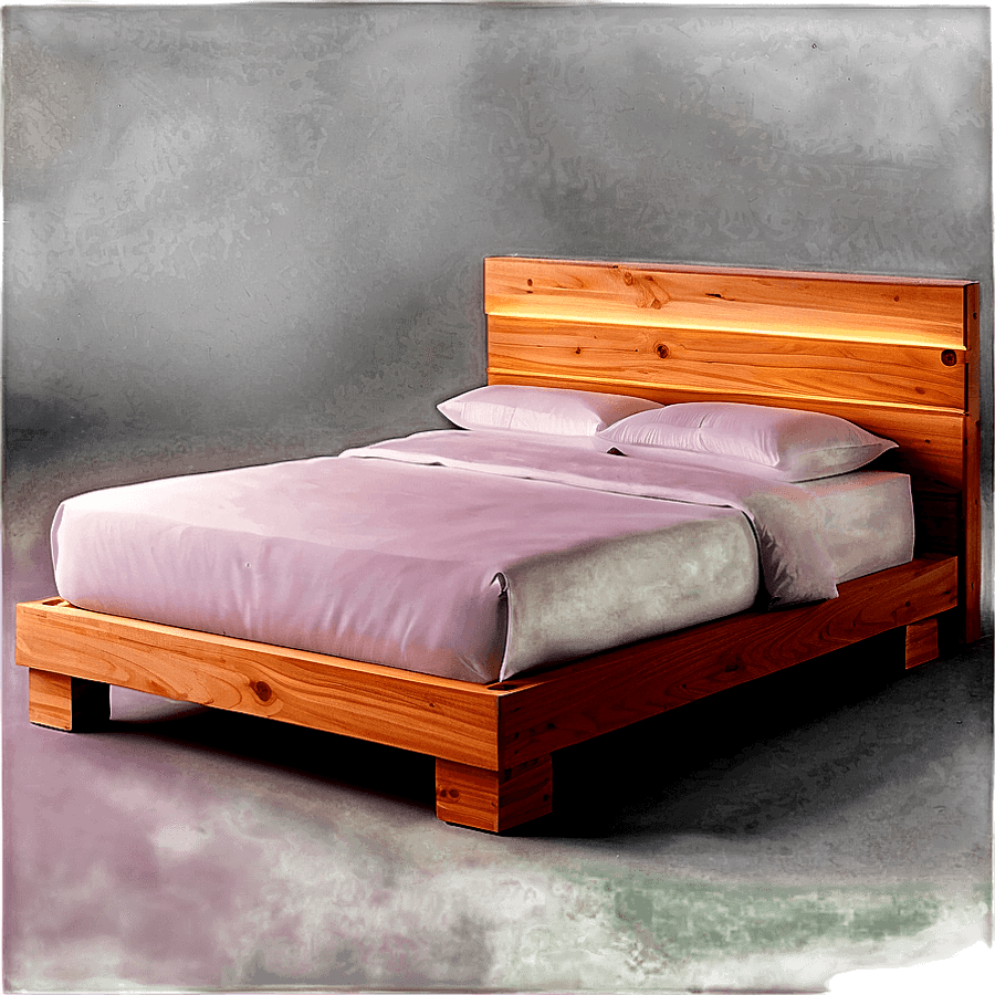 Modern Platform Bed PNG ptw93