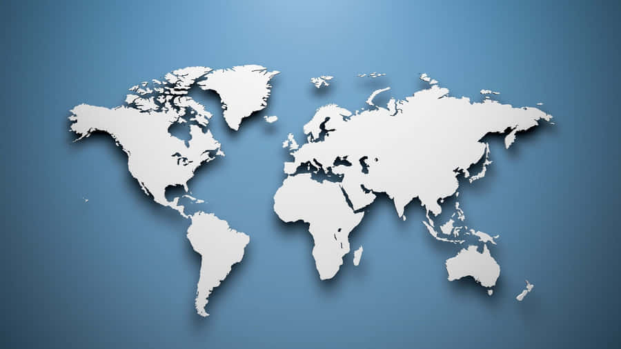 Papelde parede em 3D do mapa com resolução de 1920 x 1080.