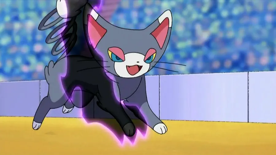 Glameow Launching an Attack in full High Definition
