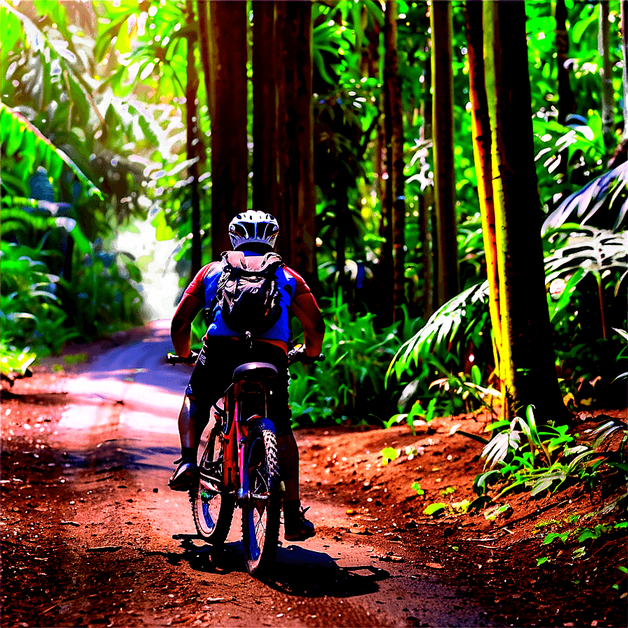 Biking Through Forests PNG 06282024