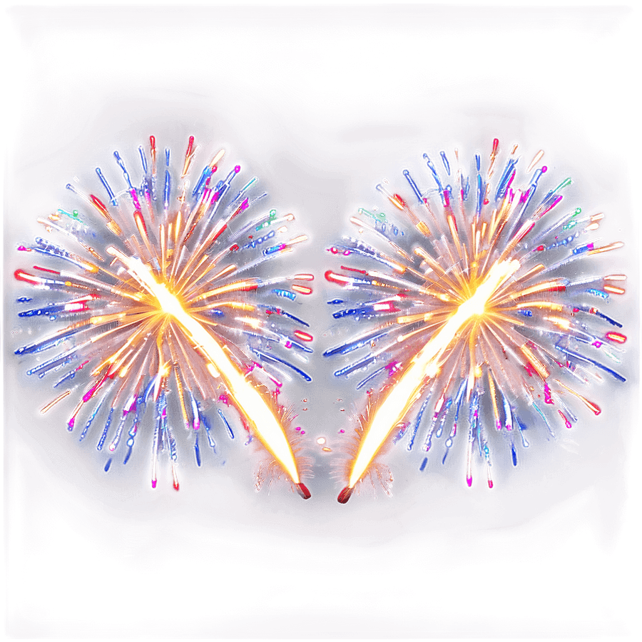 Festive Firework Spectacle PNG mkf82