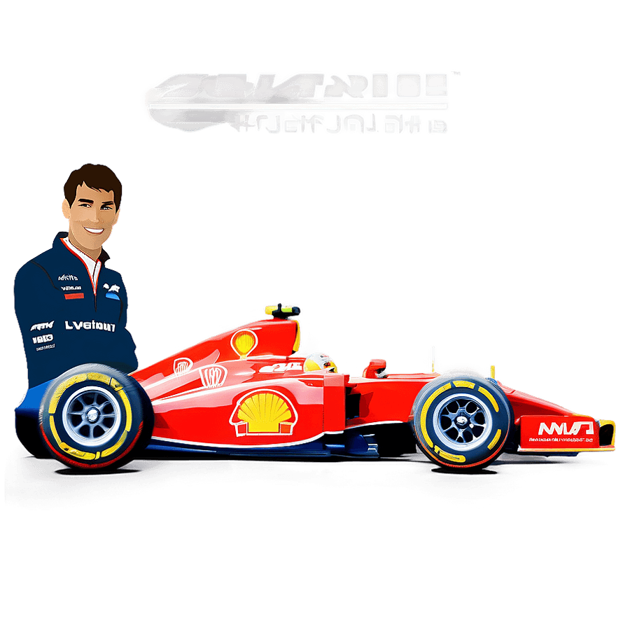 F1 Grand Prix Race Car PNG prn26