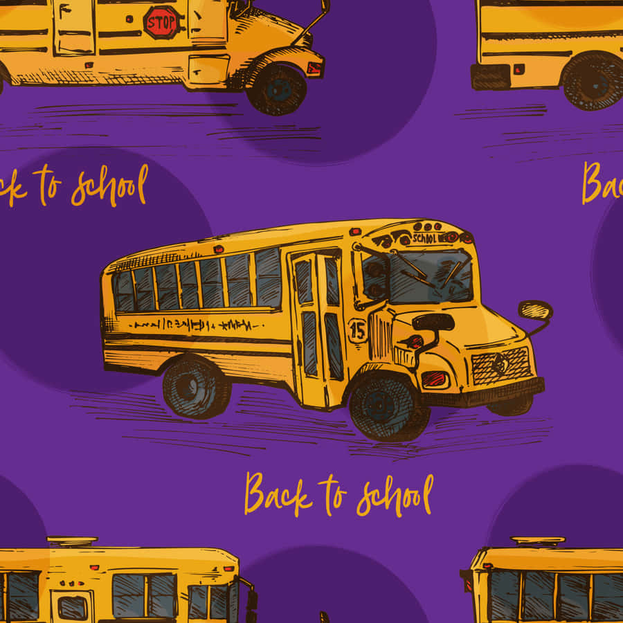 GelberSchulbus 1920 x 1920 Hintergrundbild