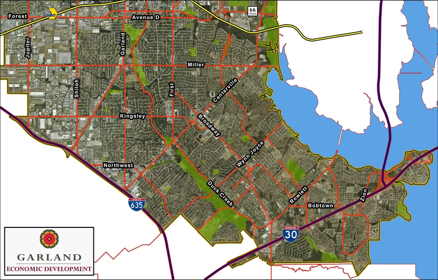Explore the colorful byways of Garland!