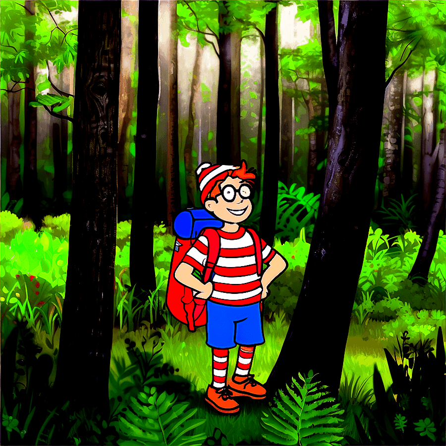 Wheres Waldo Mysterious Forest PNG 63