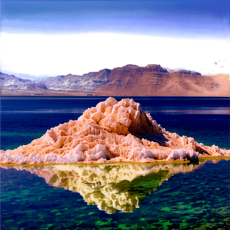 Dead Sea Salt Formations Palestine PNG 13