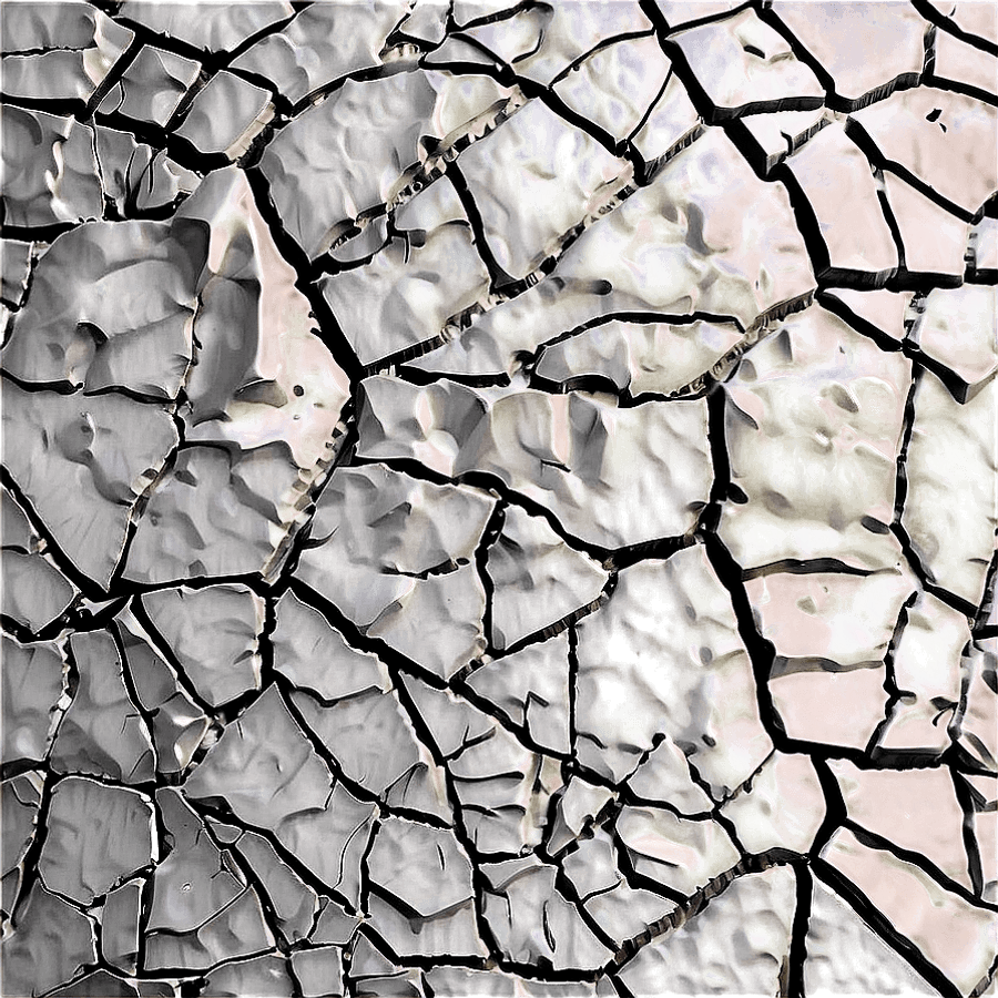 Detailed Cracked Surface PNG enn