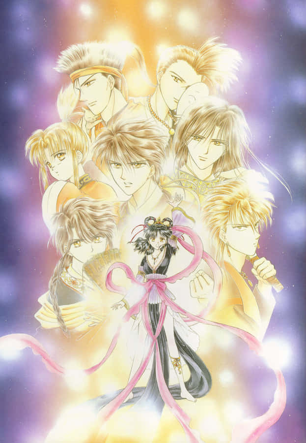 Illustrazione di Gruppo di Fushigi Yuugi