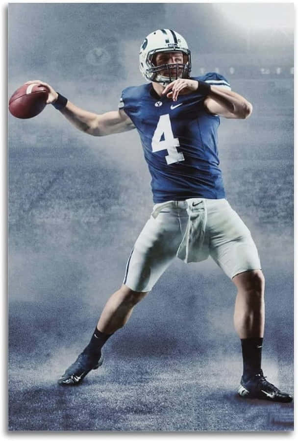 Pose de Ação do Quarterback Número 4