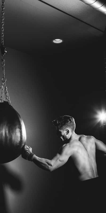 BoxerSportler Trainingshintergrund