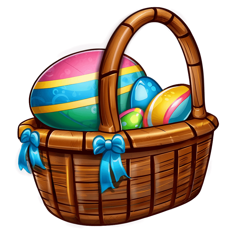 Kids Easter Basket PNG eqy91