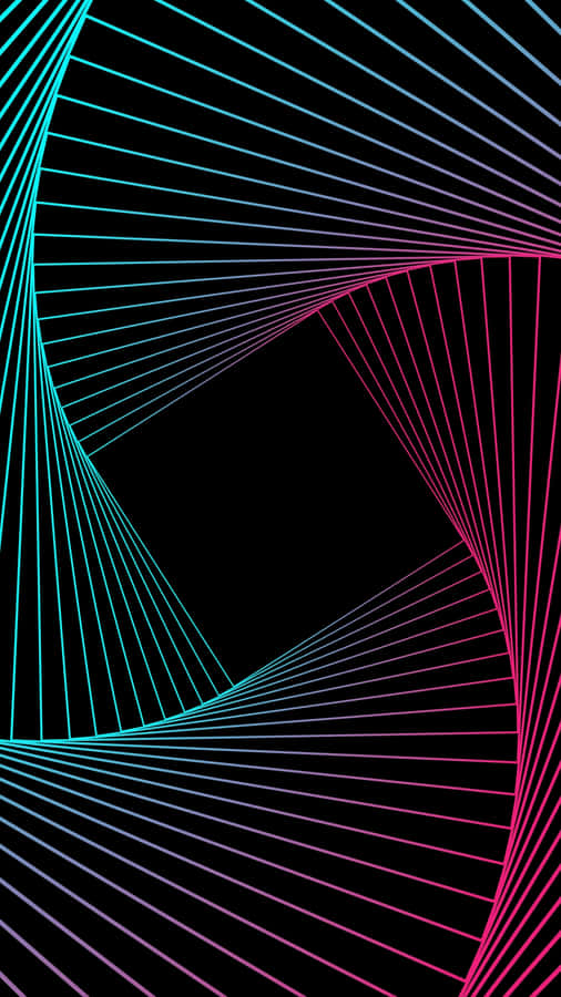Fundo Abstrato de Linhas Neon