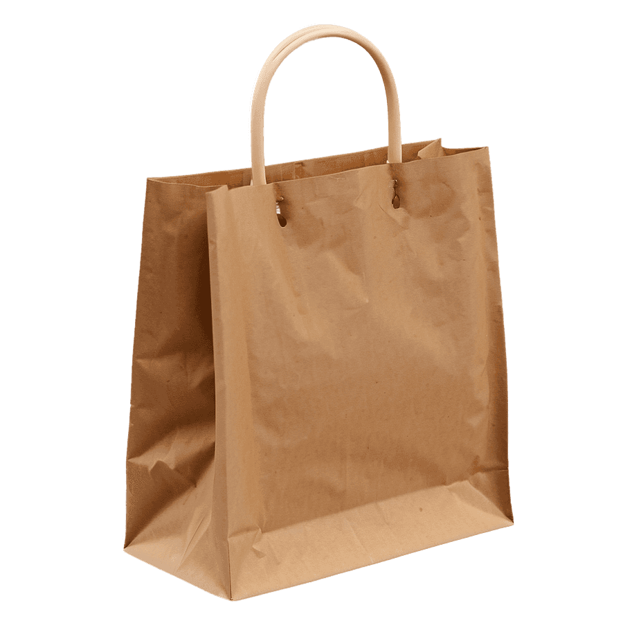 Small Brown Bag PNG 06282024