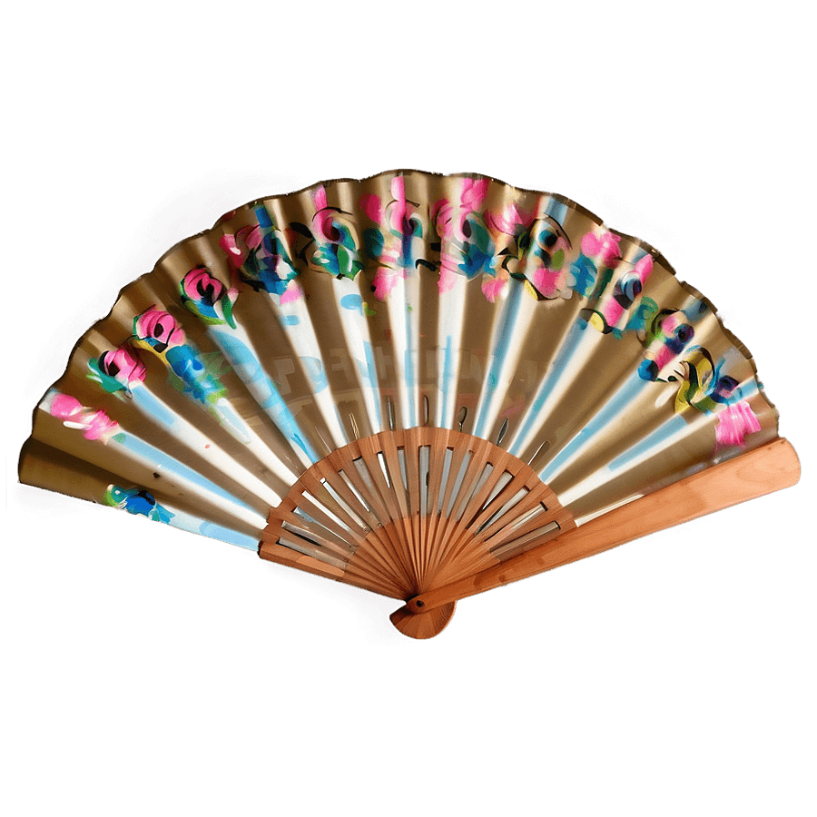 Coquette with Fan PNG qab78