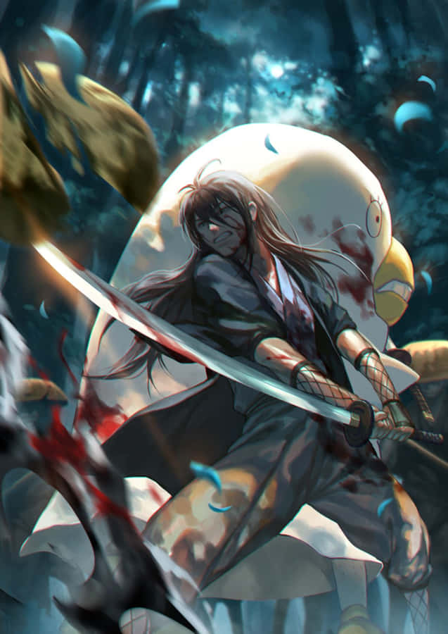 Katsura Kotaro Samurai Kampf Kunstwerk