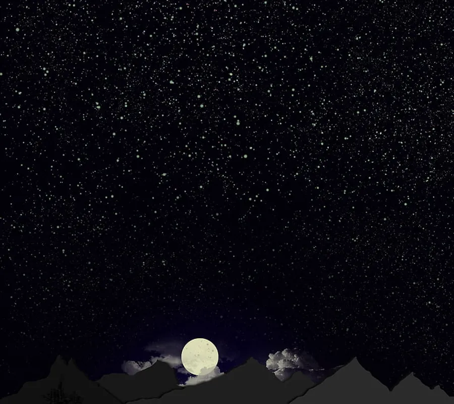 Black Starry Background