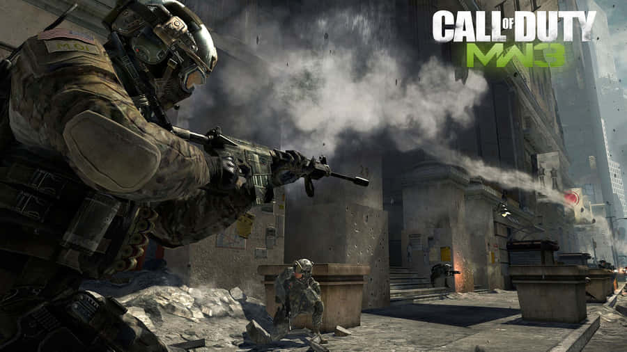 "Callof Duty Modern Warfare 3 Black Tuesday" translates to "Call of Duty Modern Warfare 3 Svart Tisdag" in Swedish. Detta skulle kunna vara en titel för en dator- eller mobilbakgrund som visar en scen från spelet.