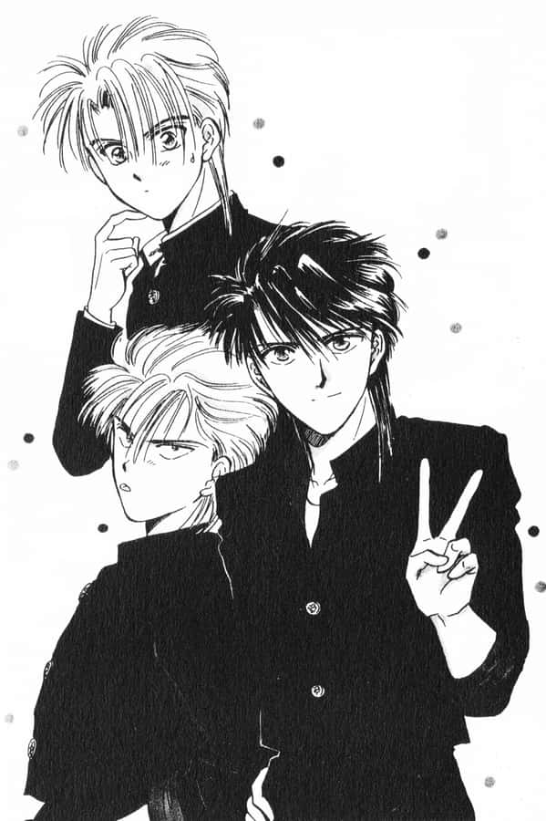 Tamahome di Fushigi Yuugi che Guarda in Distanza