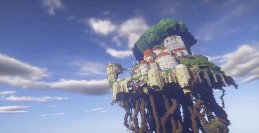Papelde parede Minecraft Castles com resolução de 1980 x 1020.