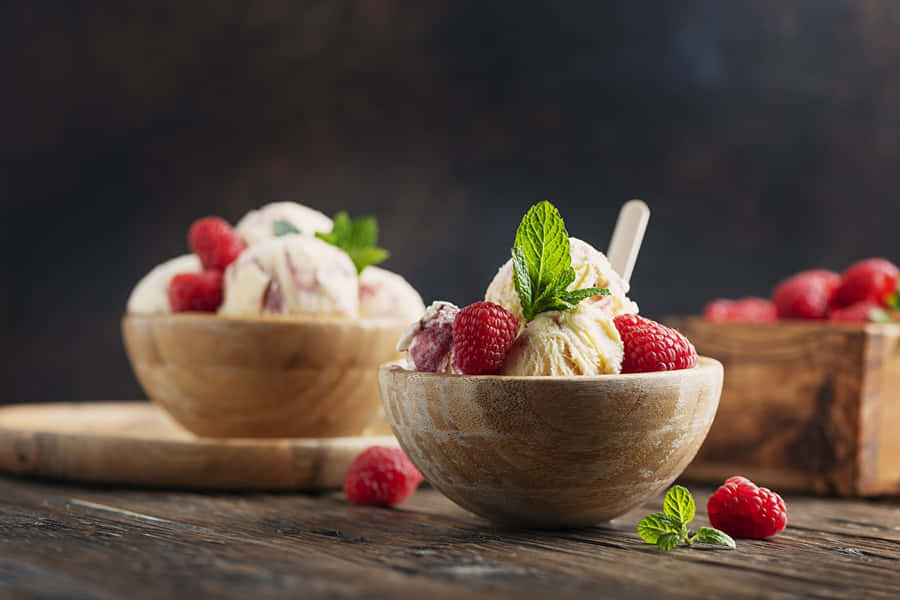 Leckereund gesunde Himbeeren