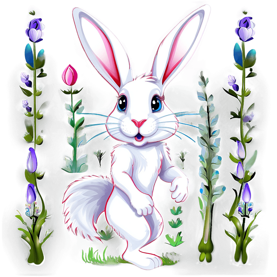 White Rabbit in Wonderland PNG put18
