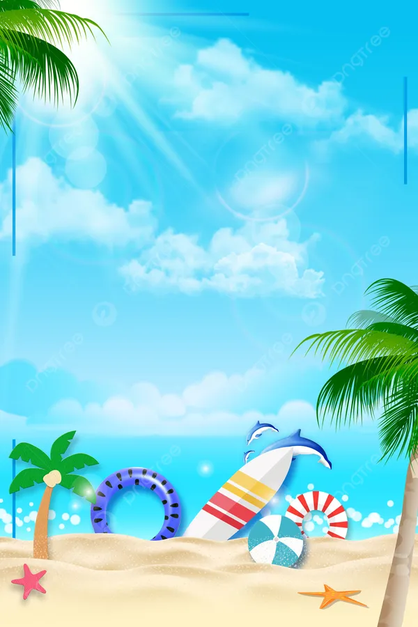 Summer Beach Background