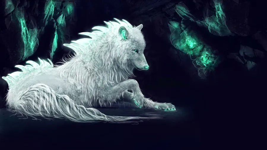 Cool Anime Wolf