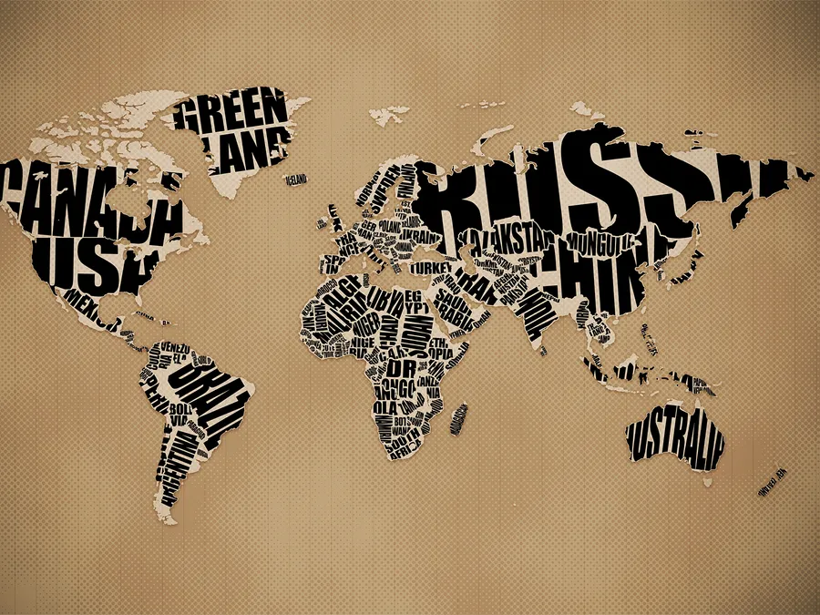 Countries Map Names