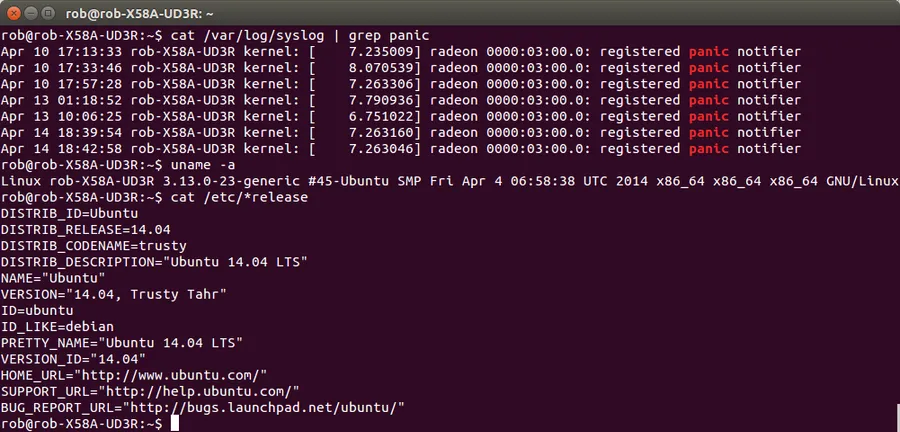 Advanced Kernel Grep Panic Command in Action