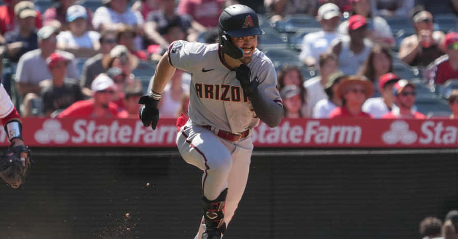Arizona Baseballspieler sprintet