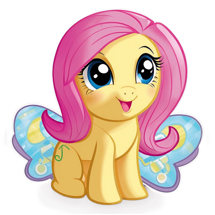 Baby Fluttershy PNG wql