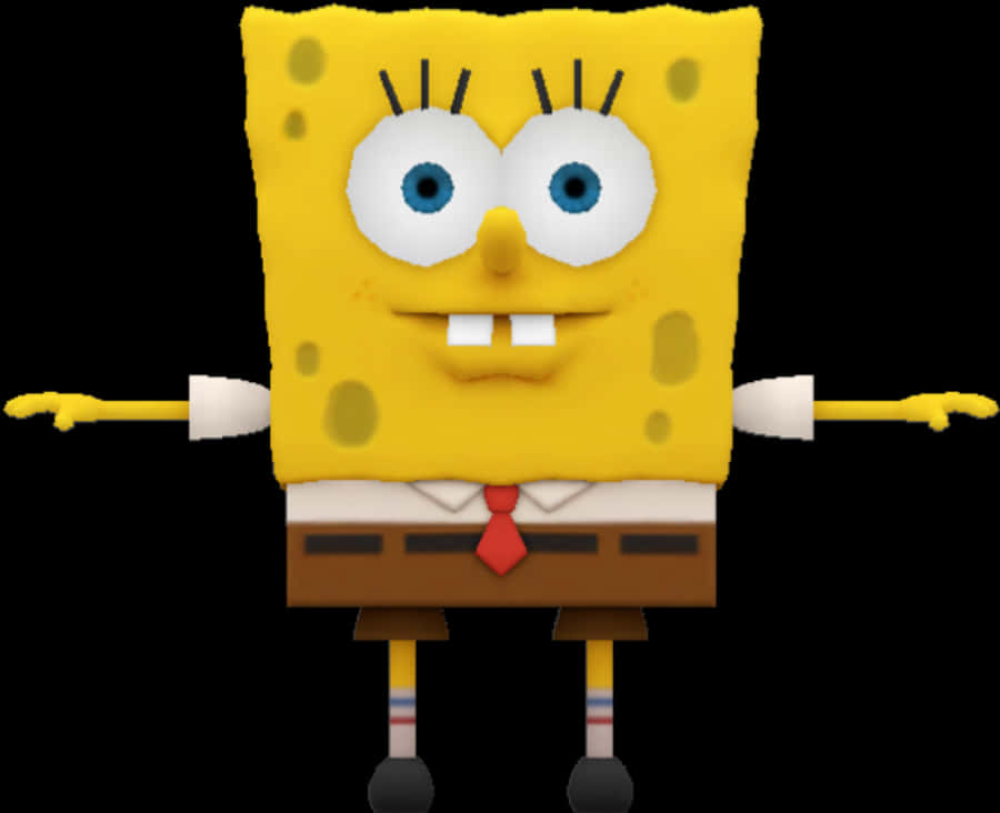 Download Zip Archive - Spongebob Sponge On The Run Model, HD Png Download