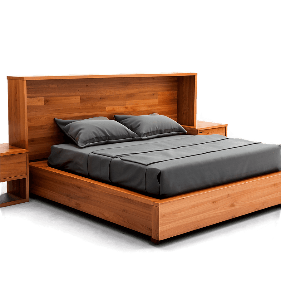 Custom Bed Design PNG pbd