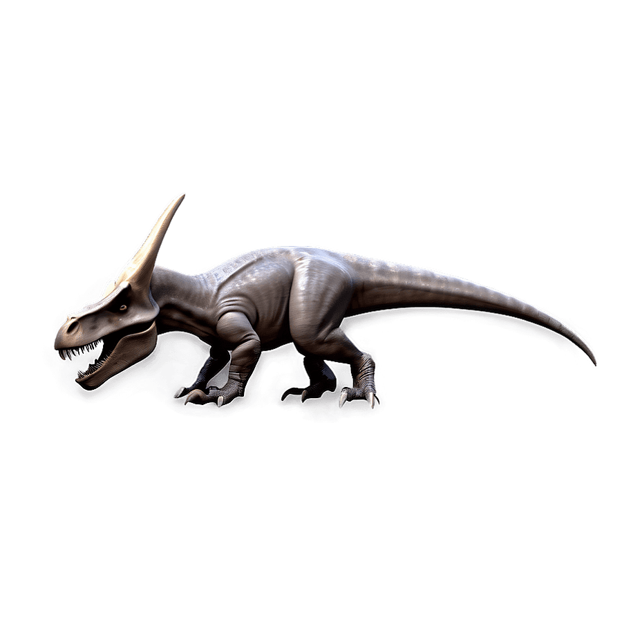 Dinosaur Head with Horns PNG 29