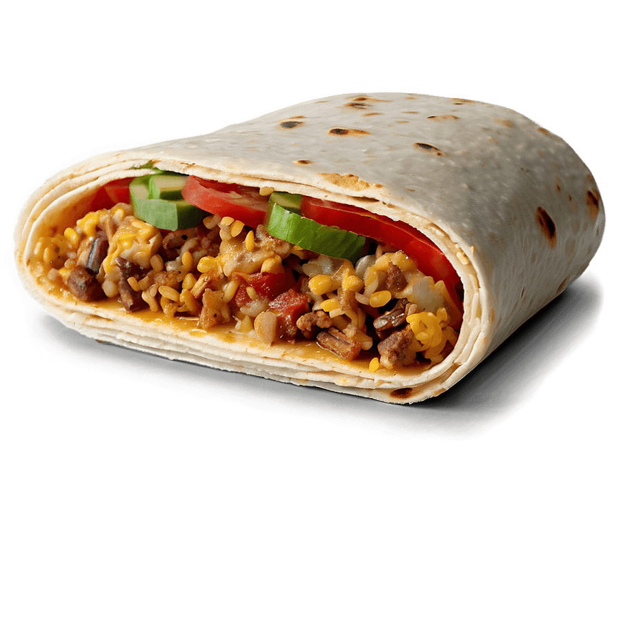 Authentic Mexican Burrito PNG 05232024