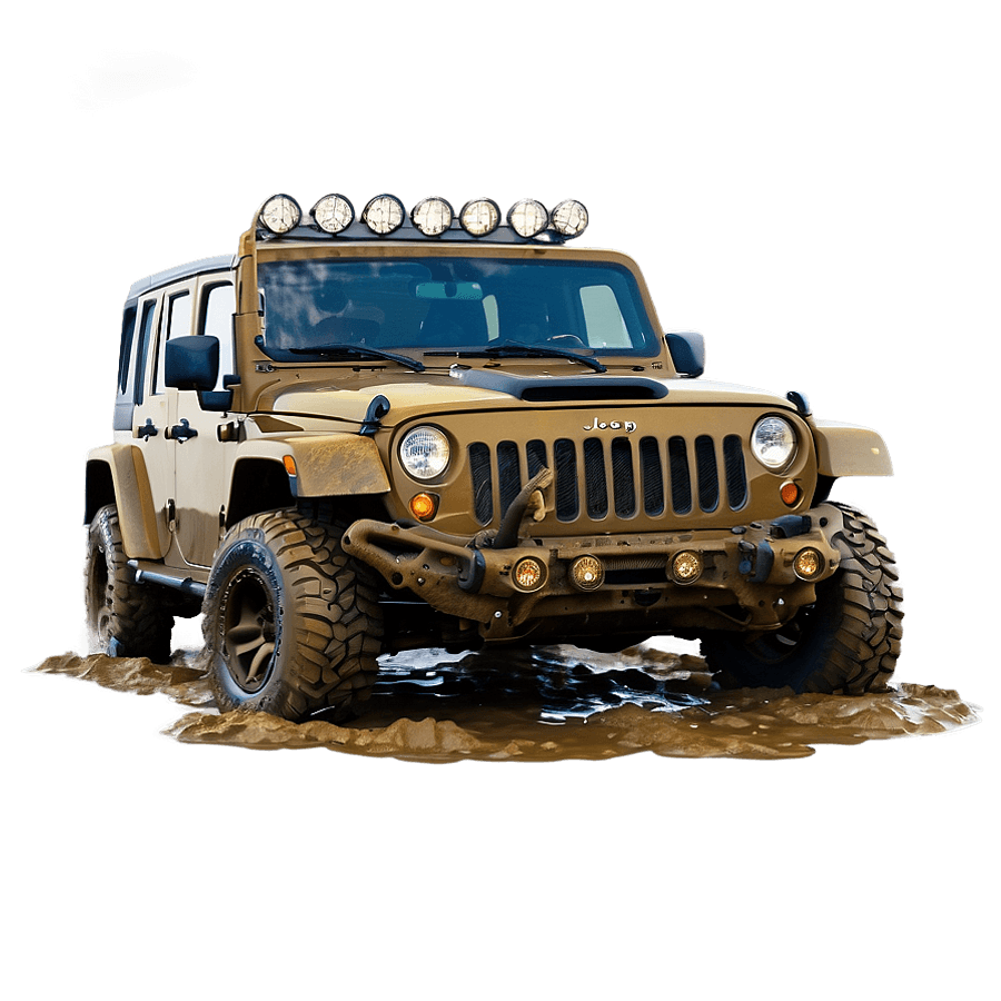 Jeep Life Mud Splash PNG arv94