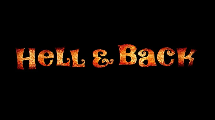 Neon Orange Hell & Back wallpaper