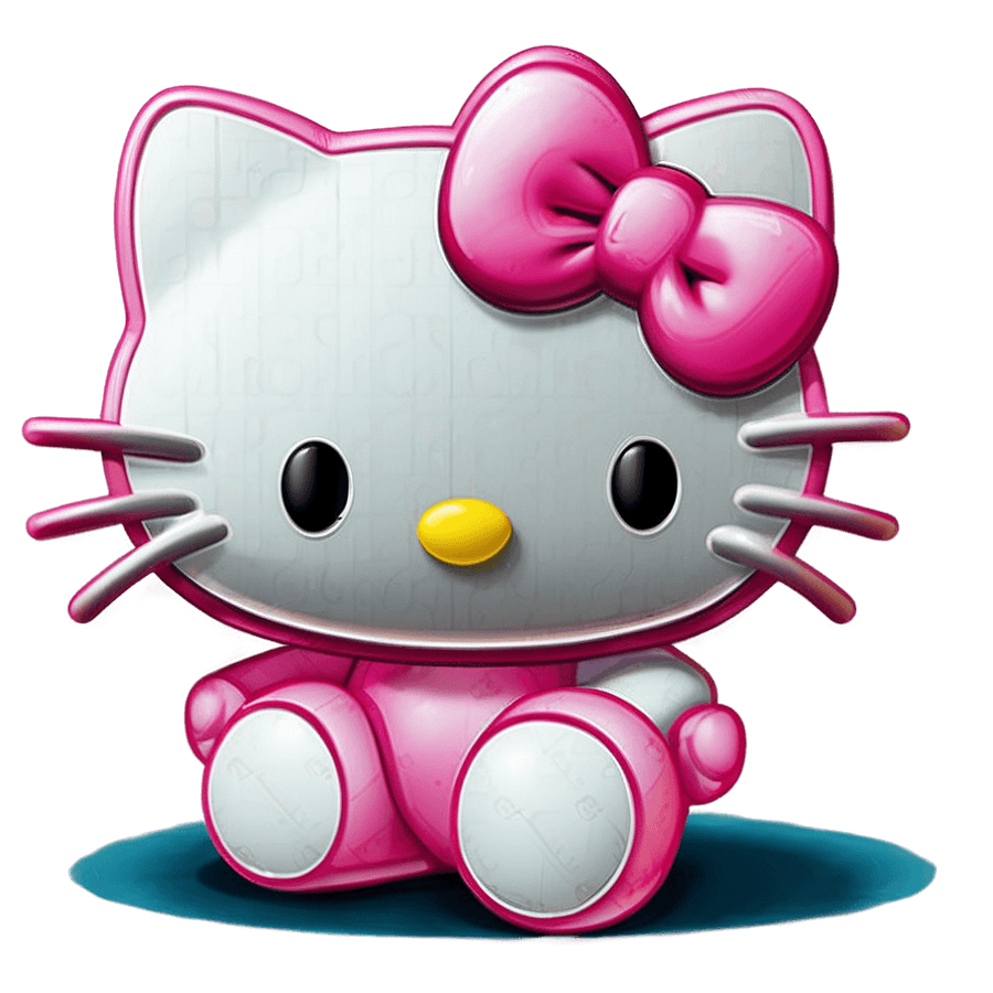 Pink Hello Kitty Style PNG xgk42