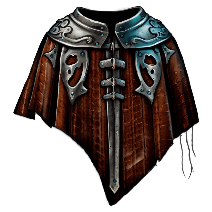 Warrior Leather Cape PNG wyv