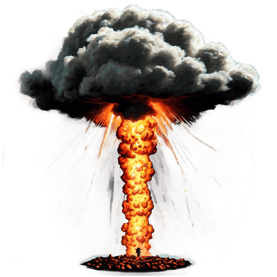 Atomic Nuke Blast PNG 05232024
