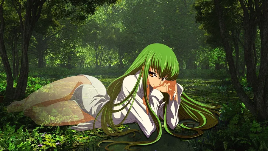 Anime Forest Background