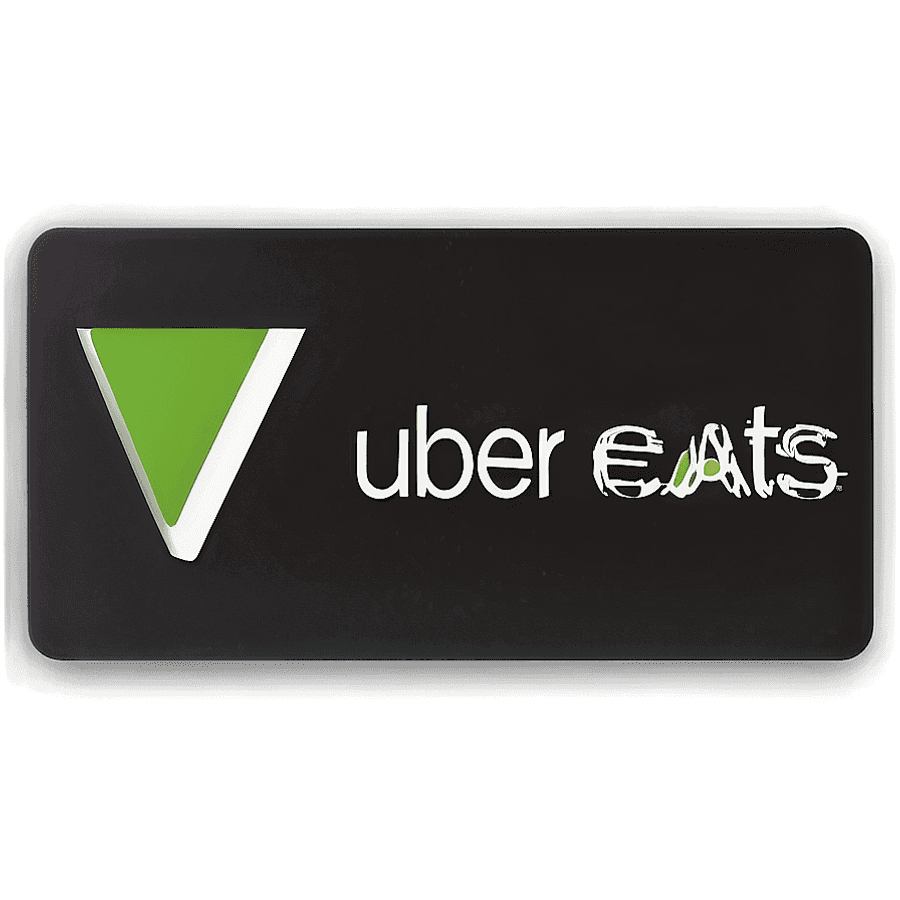 Uber Eats Logo for Business Card PNG xsi97