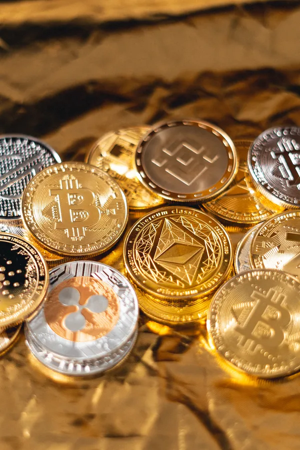 Cryptocurrency background