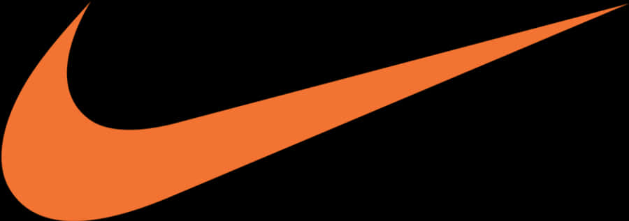 Nike - Orange Nike Logo Png
