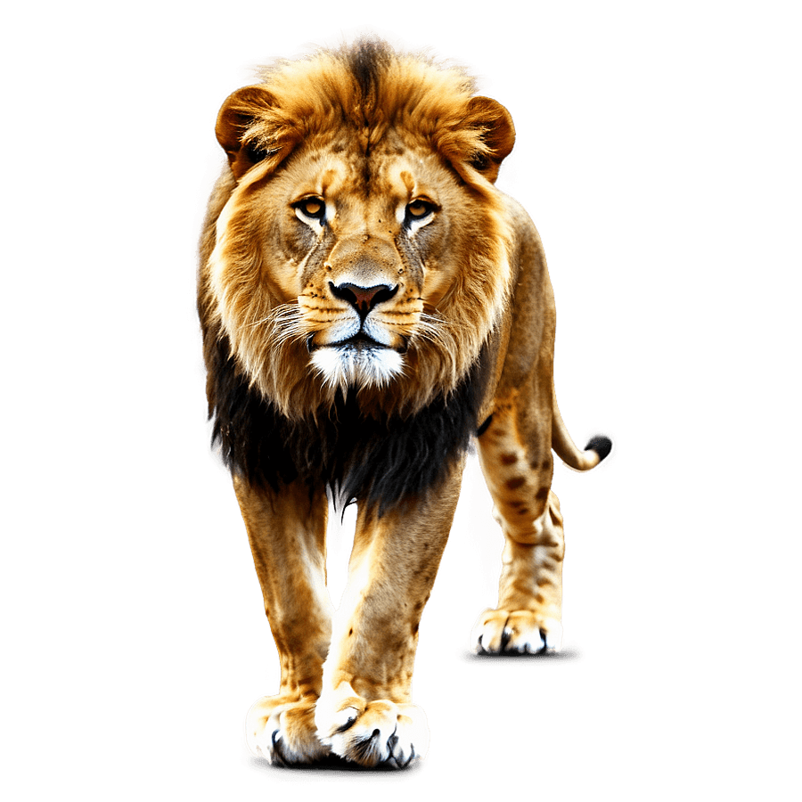 Lion in Nature PNG ymh29