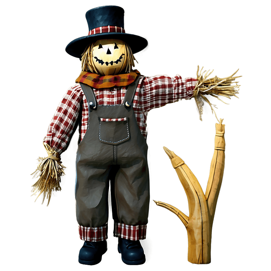 Autumn Scarecrow PNG 10