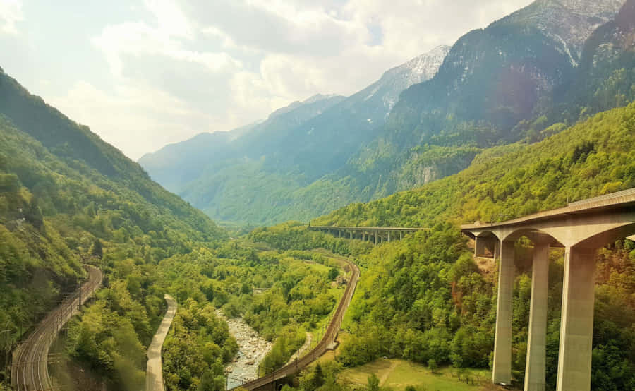 Didascalia: Una vista mozzafiato dei luoghi di Olten